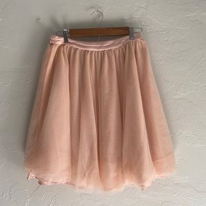 Pink tulle skirt